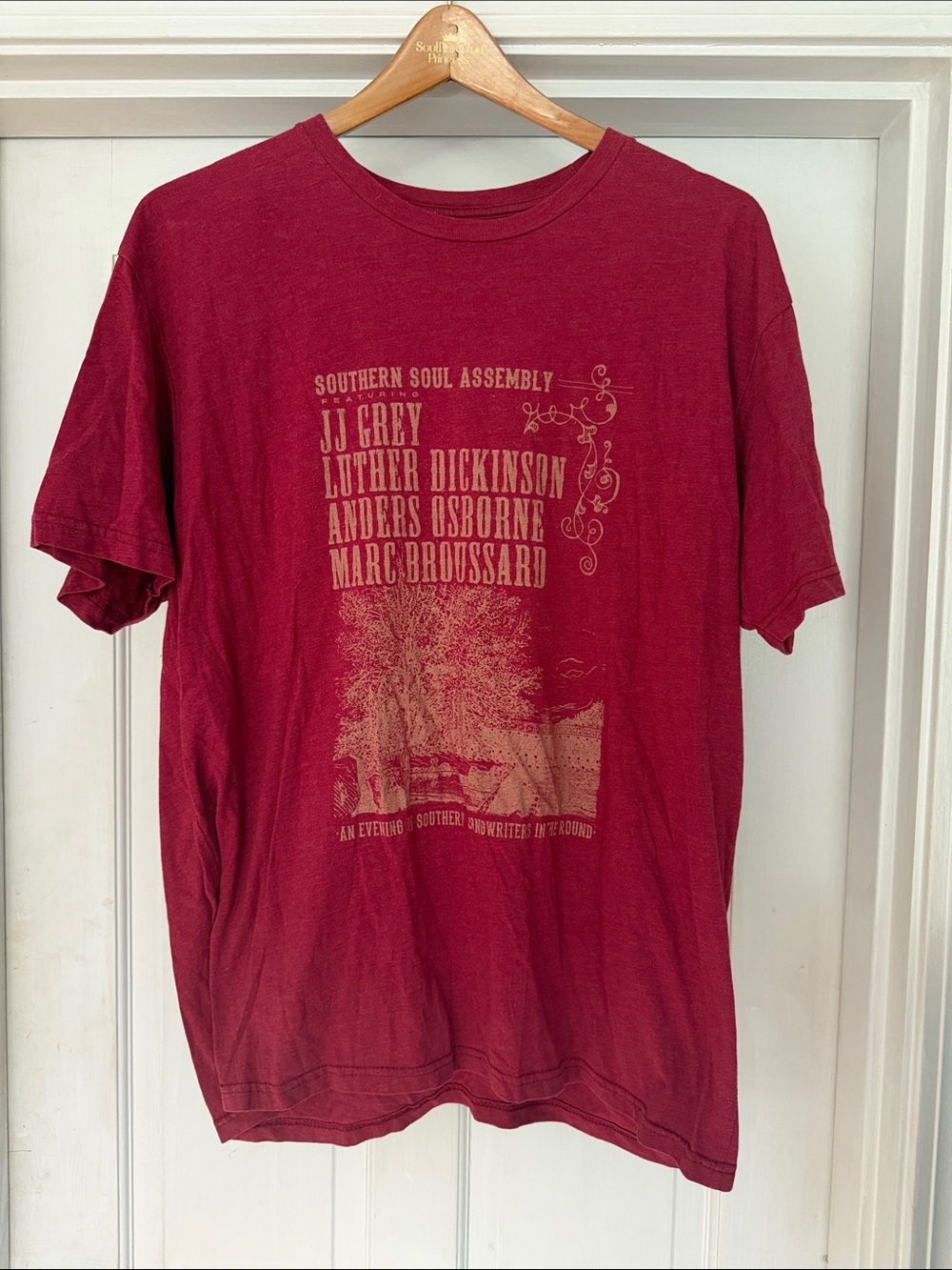 Next Level Apparel Deep Maroon Graphic Tee